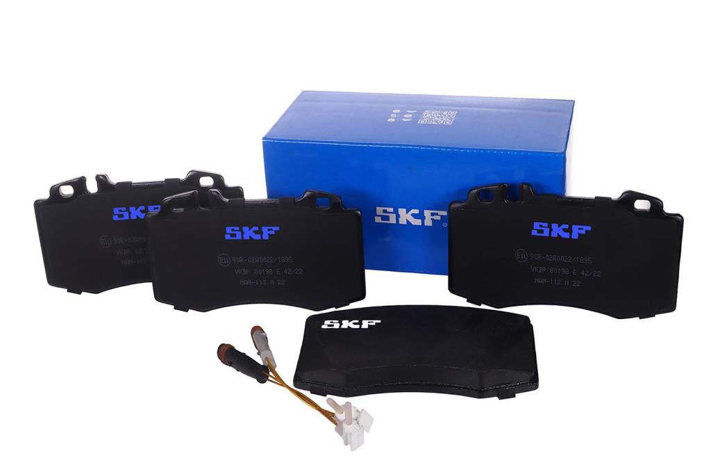 Jeu de 4 plaquettes de frein SKF ref. VKBP 80198 E
